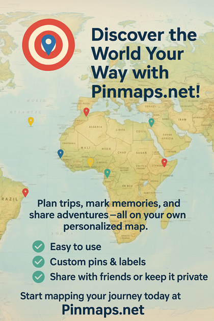 discover the world with pinmaps.net